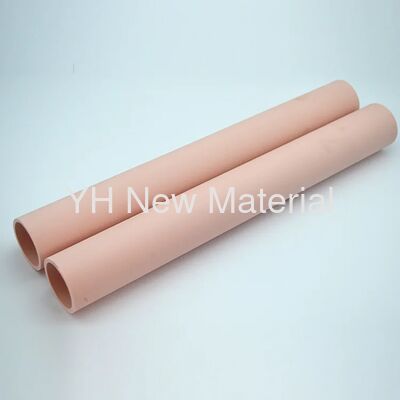 95 99 % Al2o3 Alumina Ceramic Tube Insulating Pink Color Alumina Ceramic Parts
