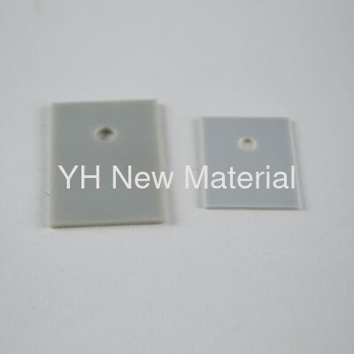 Aluminum Nitride Ceramic Plates for Semiconductor Chip Mounts Custom Cutting Service High Thermal Conductivity