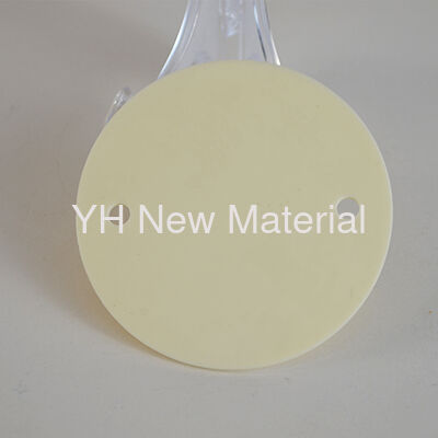 95% Alumina Ceramic Plate With Pre Drilled Hole High Temperature Resistance
