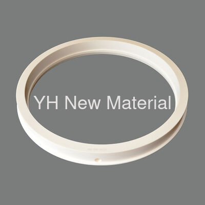 95% Alumina Ceramic Ring Large Size Insulating Heat Resistance Loop Ceramic Components