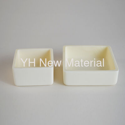 High Temperature Alumina Crucible Boat Industrial Ceramic Combustion Boat Parts OEM