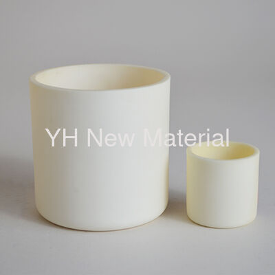 High Form Alumina Ceramic Arc Crucible Industrial Ceramic Parts High Temp Resistance