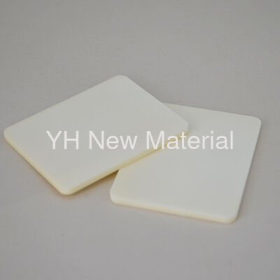 CNC Machined Alumina Liner Plate High Precision Durability Bolt Holes Custom Size