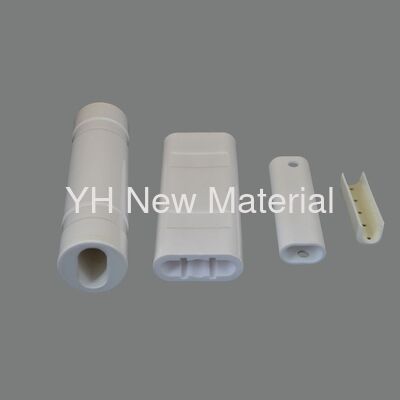 Glazed Alumina Ceramic Parts Industrial Al2O3 Ceramic Laser Reflector Oxidation Free