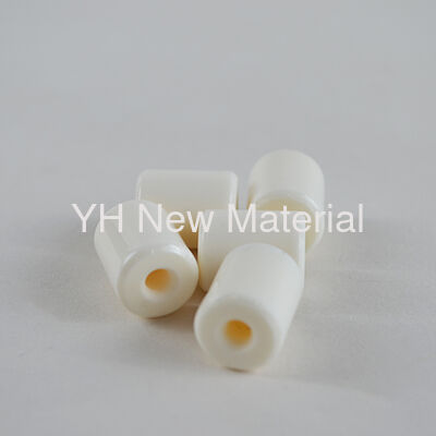 High Precision Alumina Insulator Ceramic Tubes Square Opening for Industrial Ceramic Products