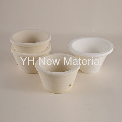 Refractory Mullite Clay Ceramic Pouring Cup For Metal Casting Electrical Insulation