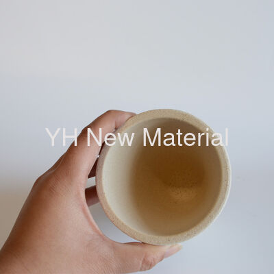 Ceramic Fire Clay Crucible Heat Resist For Muffle Furnace Gold Assaying