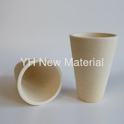 Gold Mine Laboratory Fire Assay Chamotte Crucible Custom Shapes And Size