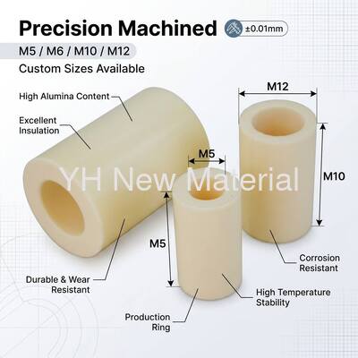 Customized Size Al2o3 99% Alumina Ceramic Piston Ceramic Plunger Pump