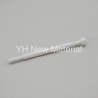 High Purity Threaded BN Boron Nitride Ceramic Rod