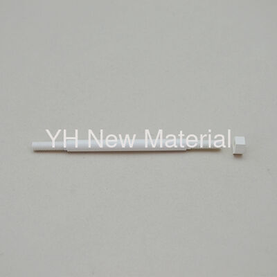 High Purity Threaded BN Boron Nitride Ceramic Rod