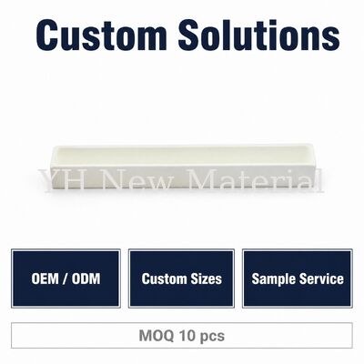 Lab Rectangular Thin Alumina Boat Crucible For Tube Furnace