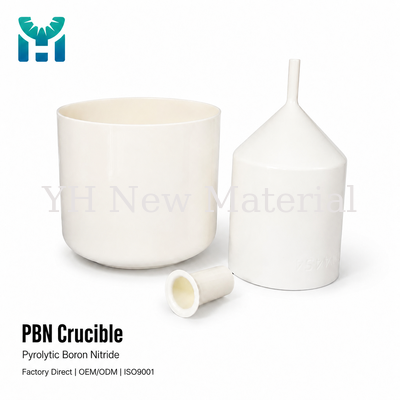 Pyrolytic Boron Nitride PBN Crucible for MOCVD & Semiconductor High Temperature Process