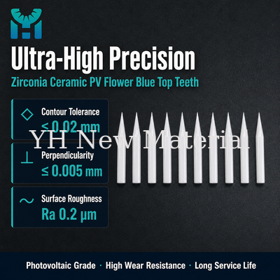 Ultra-High Precision Zirconia Ceramic PV Flower Blue Top Teeth with Premium Material Grades and Complete Comb System