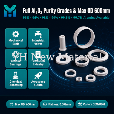 High Precision Alumina Ceramic Mechanical Seal Ring