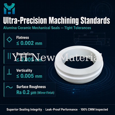 High Precision Alumina Ceramic Mechanical Seal Ring