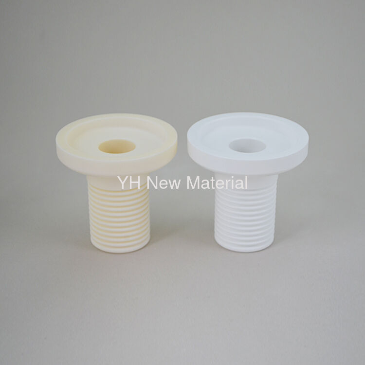 Machining Alumina Ceramic Parts Heat Resistance Alumina Ceramic Screws Bolts And Nuts