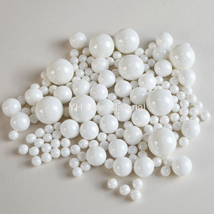 OEM Yttrium Stabilized Zirconium Oxide Beads 3mm Zirconium Ceramic Bead White Color