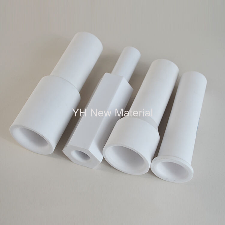 Refractory 60-99% Alumina Ceramic Tube Industrial Use Ceramic Pipe Insulation