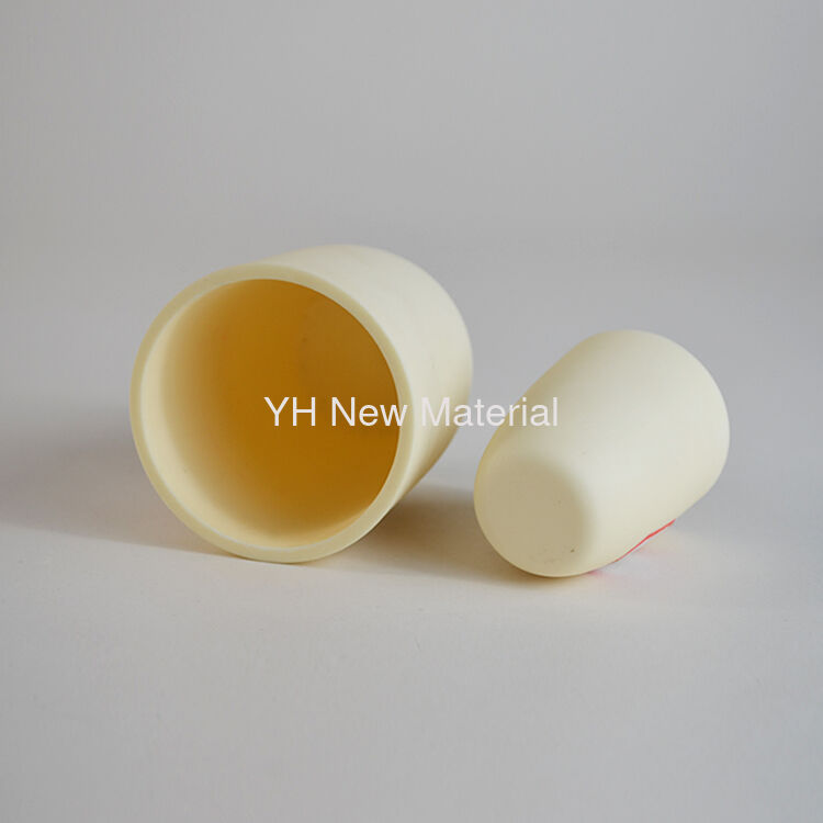 Cylindrical Shape 99.5% Alumina Ceramic Crucible Custom Color For TGA DSC Mettler