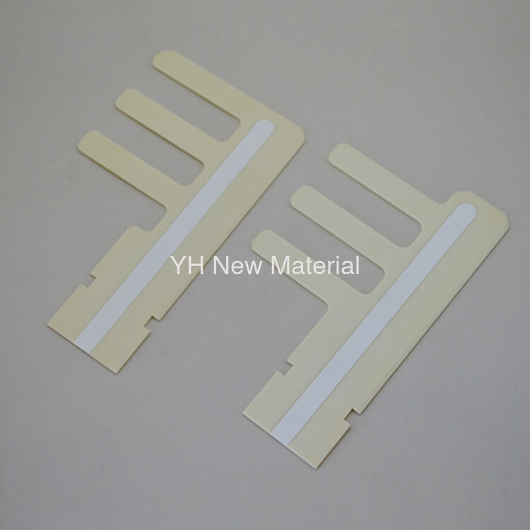 Customized Alumina Ceramic Arm End Effector High Temperature Wafer Handling Parts