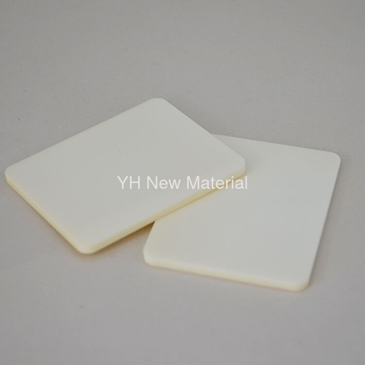 CNC Machined Alumina Liner Plate High Precision Durability Bolt Holes Custom Size