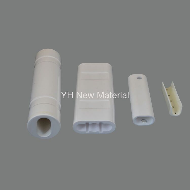 Glazed Alumina Ceramic Parts Industrial Al2O3 Ceramic Laser Reflector Oxidation Free