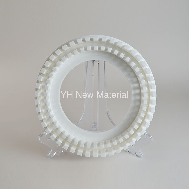 OEM Size ZrO2 Zirconia Ceramic Parts Ceramic Gear Ring High Strength