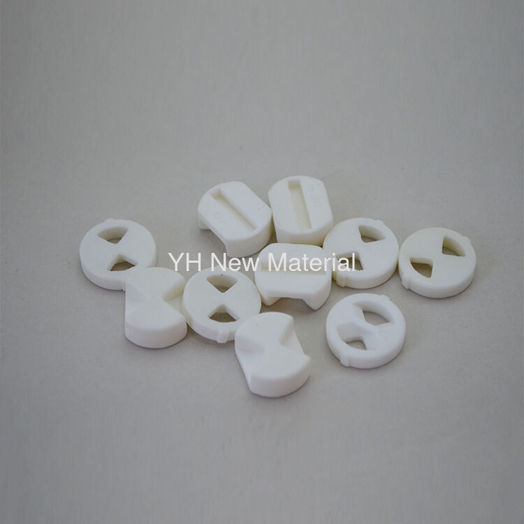 Wear Resistance Al2o3 Ceramic Disc Industrial Use With Custom Cutting Service