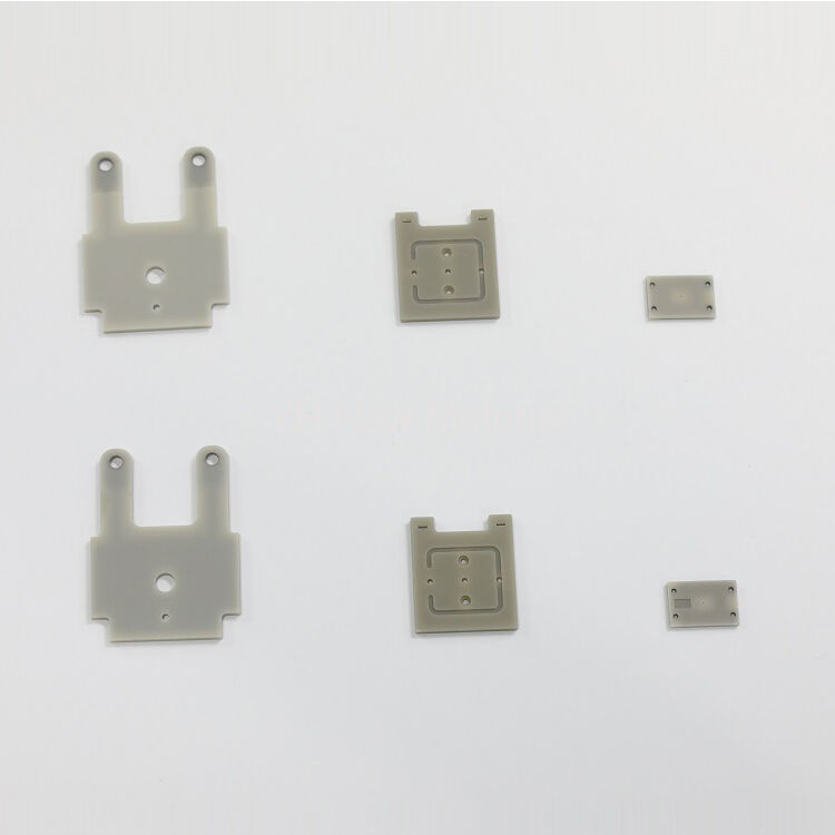 Custom Size Aluminium Nitride Ceramic Sheet AIN Disc AIN Ceramic Substrate