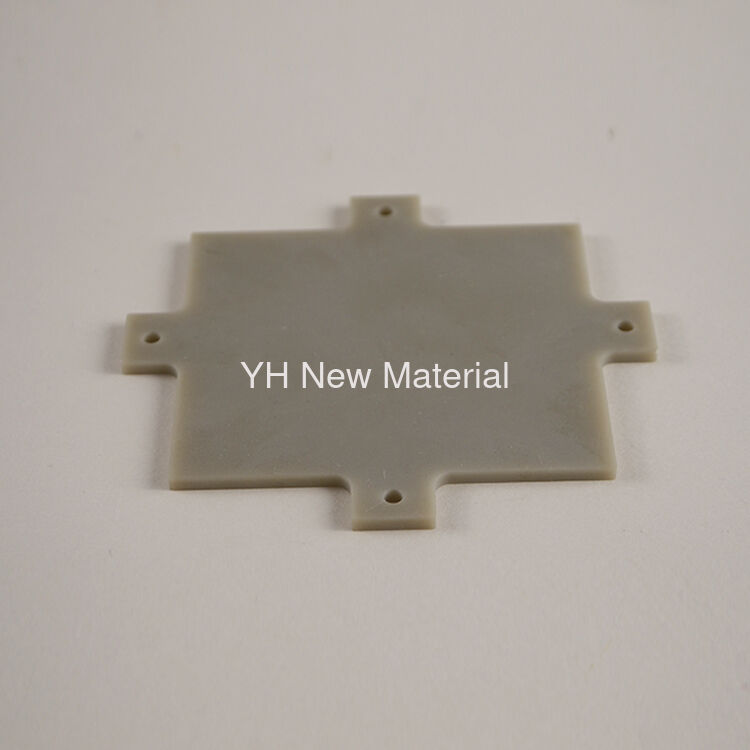 Aluminum Nitride Ceramic AlN Sheet / Plate / Substrate High Purity REACH CE Compliant