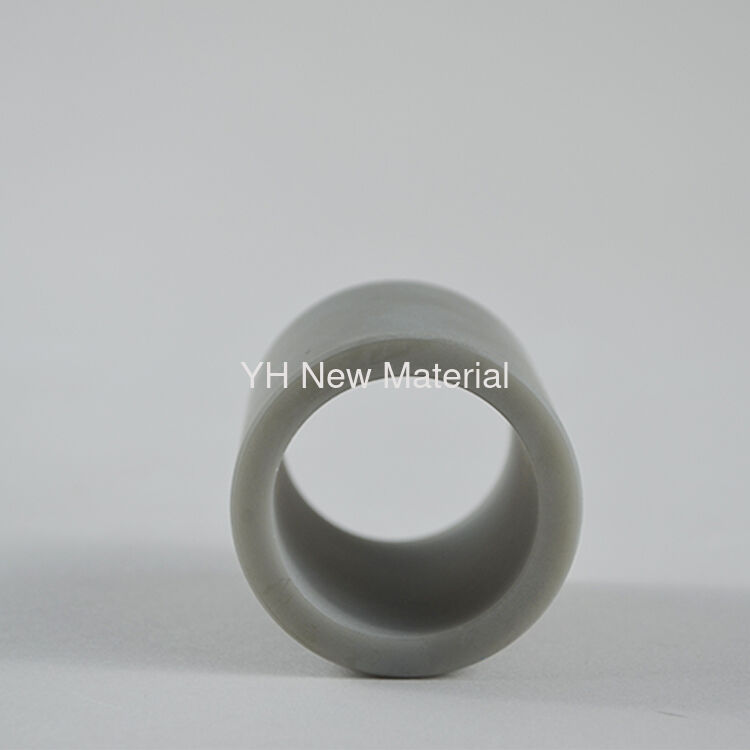 AlN Ceramic Insulating Aluminum Nitride Tube Industrial Grade High Precision