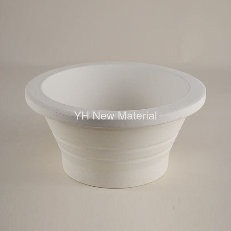 High Alumina White Ceramic Pouring Cup Ceramic Foundry for Refractory Applications