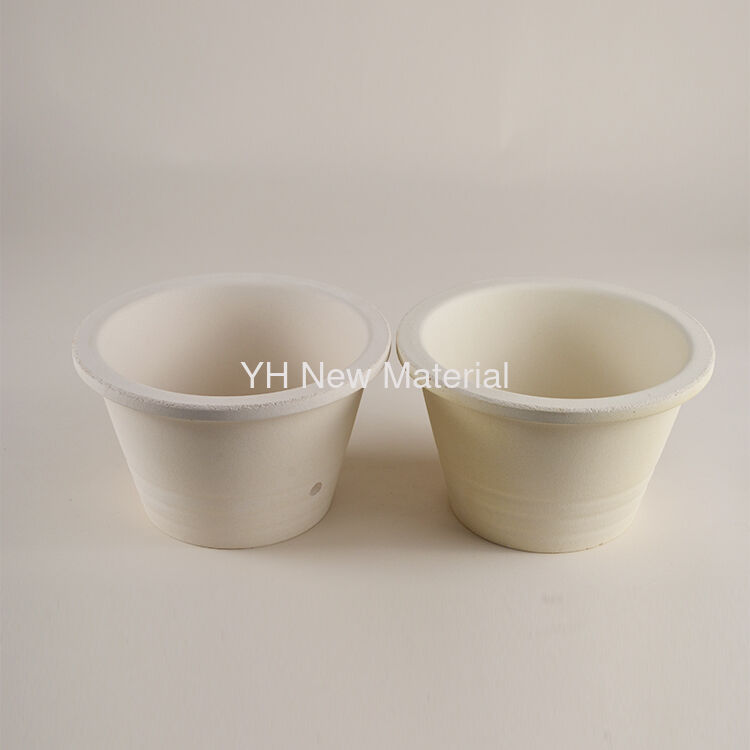 Heat Resistant Refractory Ceramics Clay Ceramic Pouring Cup for Foundry Casting