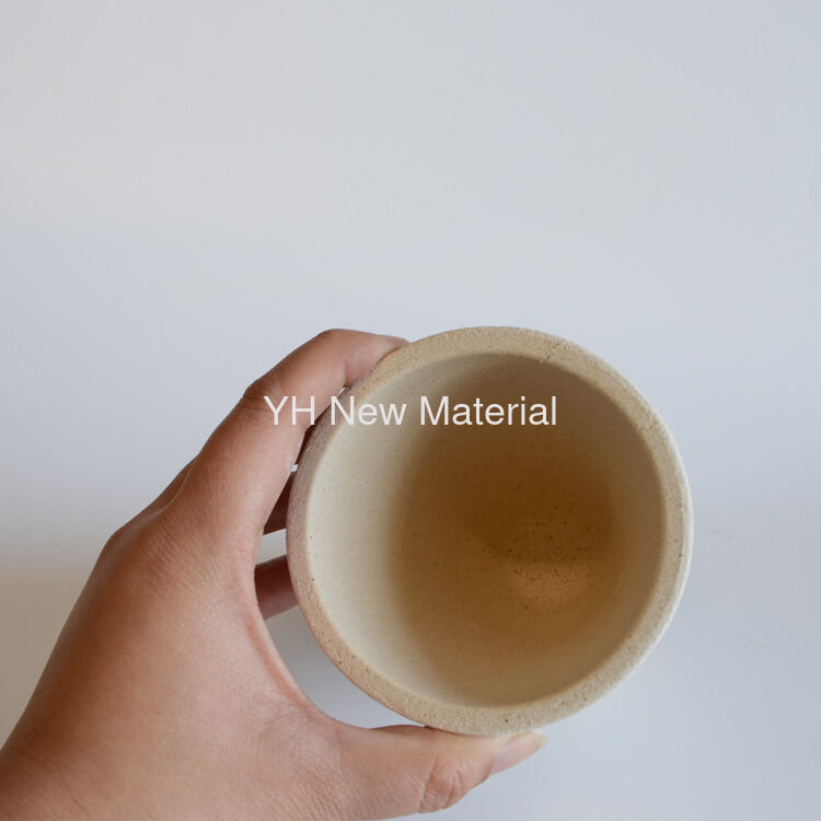 Ceramic Fire Clay Crucible Heat Resist For Muffle Furnace Gold Assaying