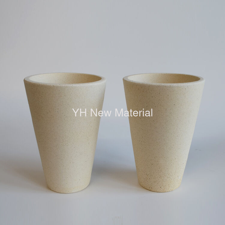 Fire Assay Lab Usage Gold Melting Refractory Ceramic Crucible Custom High Temperature