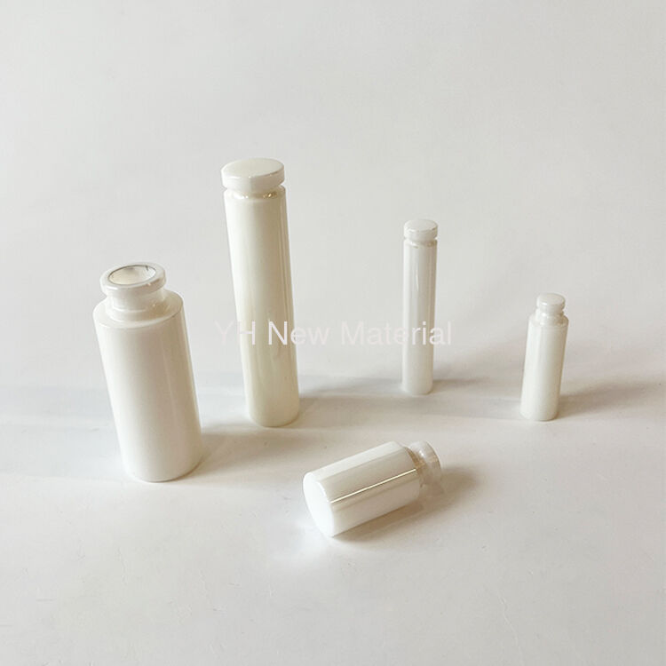 High Hardness Polished Zirconia Ceramic Rod Corrosion Resistant ZrO2 Ceramic Bar for Pump Valve Instrument Parts