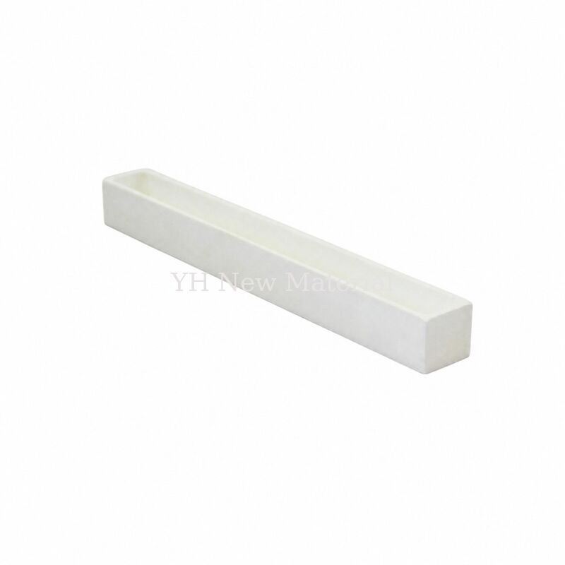 Lab Rectangular Thin Alumina Boat Crucible For Tube Furnace