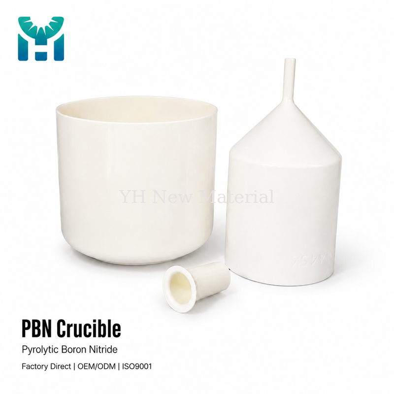Pyrolytic Boron Nitride PBN Crucible for MOCVD & Semiconductor High Temperature Process
