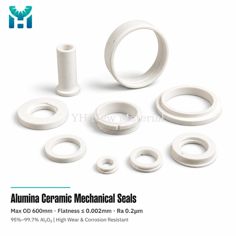 High Precision Alumina Ceramic Mechanical Seal Ring