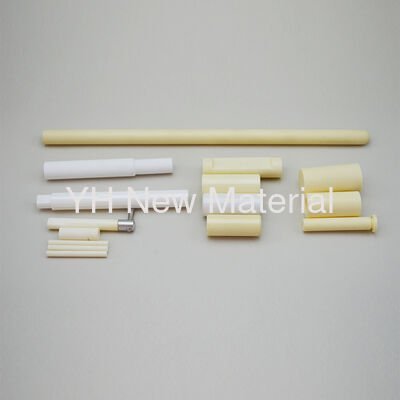 Kekuatan Tinggi Alumina Keramik Rod Plunger Piston Tube Resistensi Panas Tinggi OEM