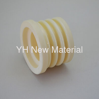 Blocco di posizionamento in ceramica di allumina elettrica lavorato a CNC, parti meccaniche in ceramica sinterizzata resistenti all'usura