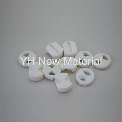 Wear Resistance Al2o3 Ceramic Disc Industrial Use With Custom Cutting Service